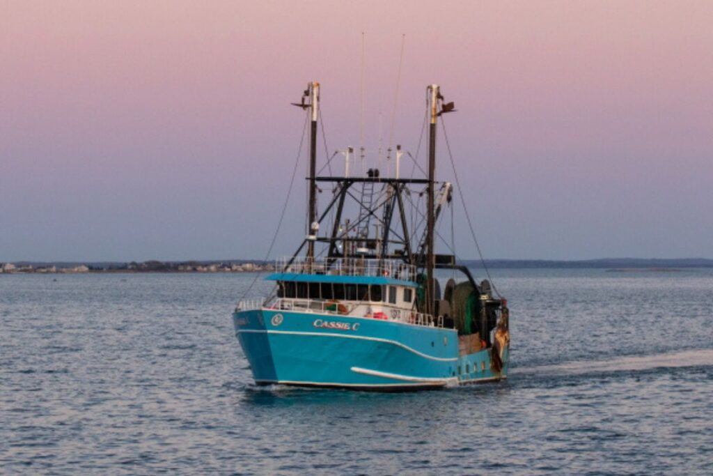 Canastra Fishing Co. vessel supporting whitefish wholesale supply by landing fresh catches for commercial seafood processing and distribution networks