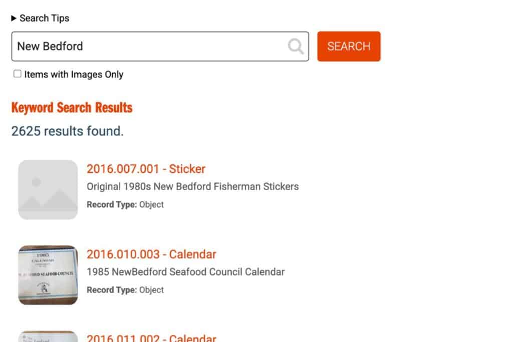 New Bedford Fishing Heritage Center Digital Archive