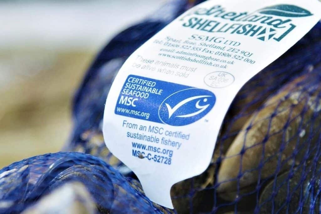 Certified sustainable seafood