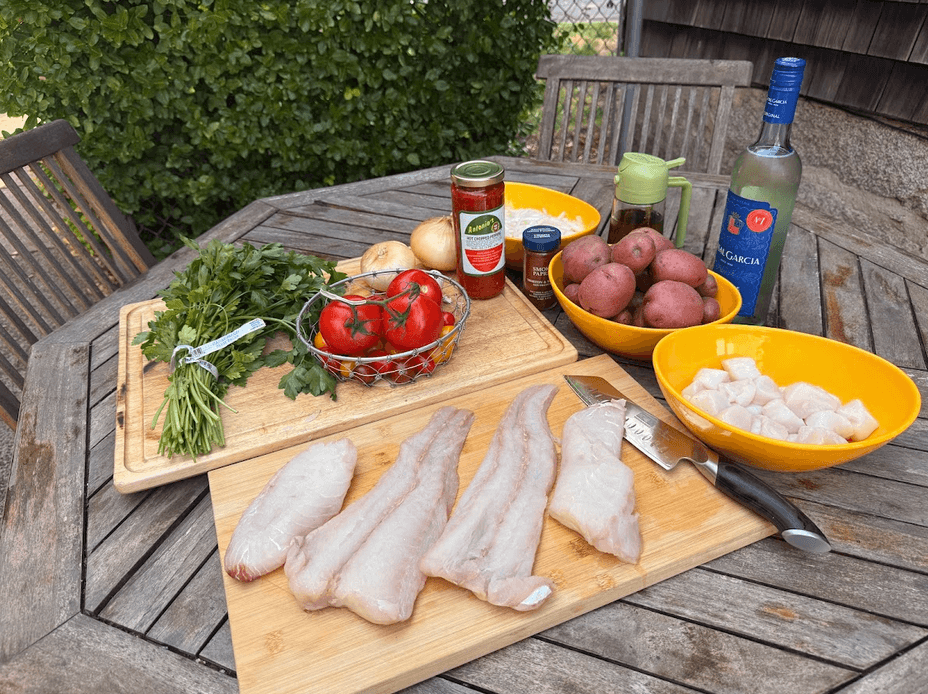 Tia Lilia stew ingredients